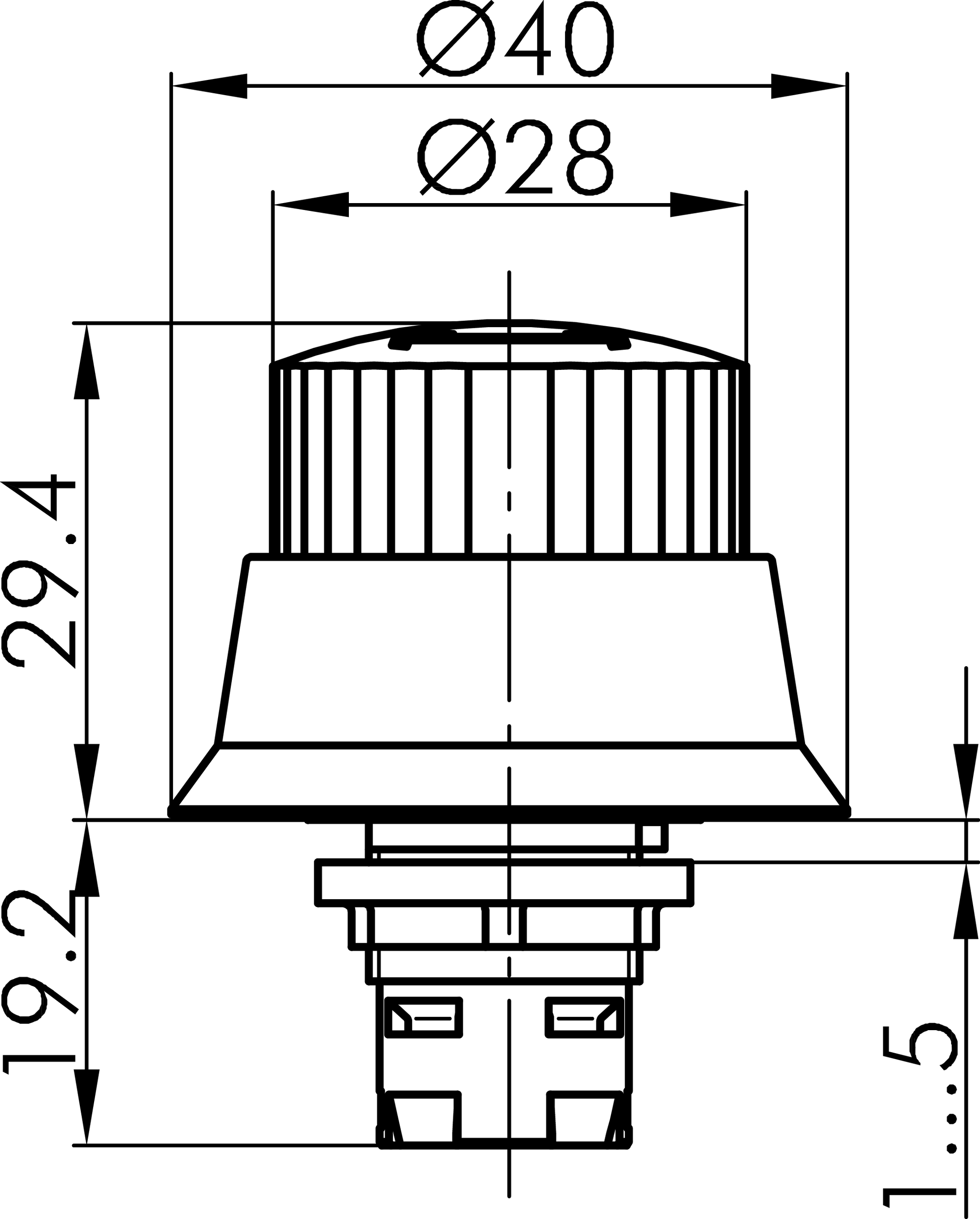 Maßskizze RKUV40