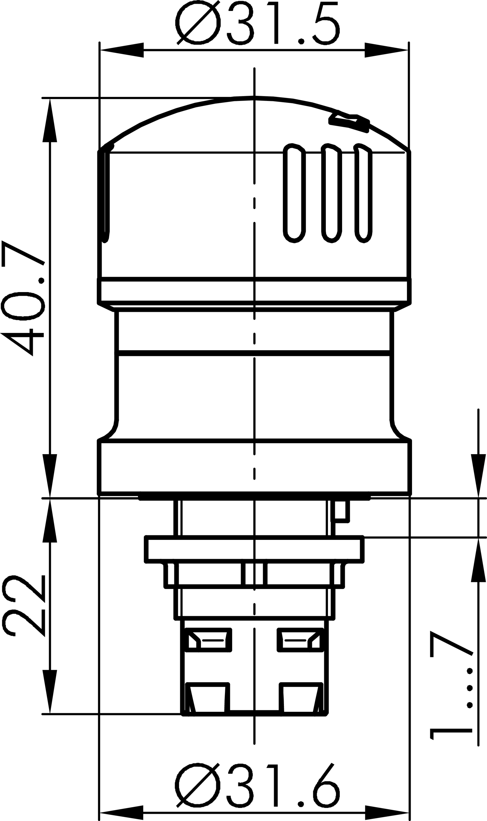 Massskizze RXUV