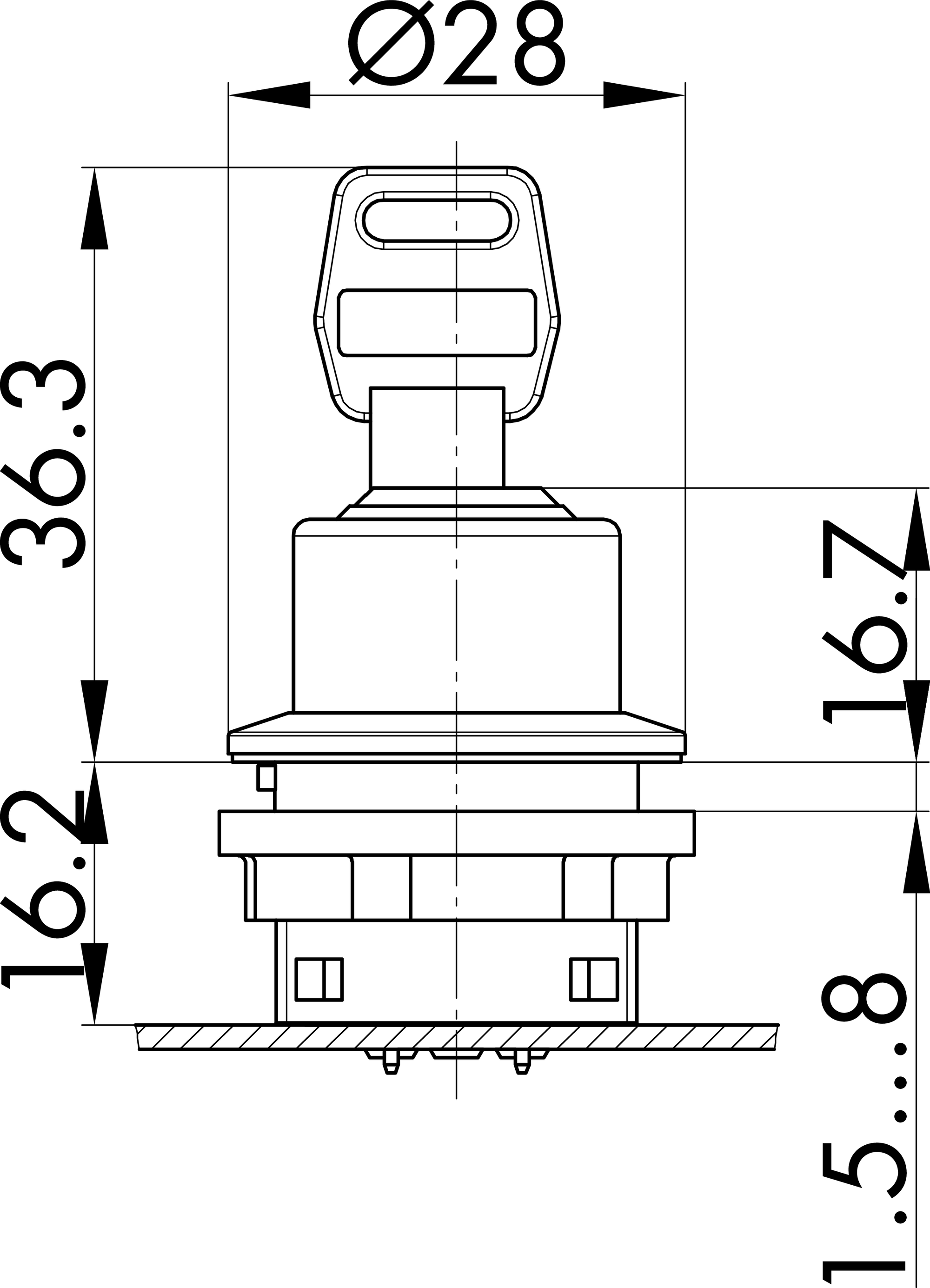 Maßskizze SSWSSA15