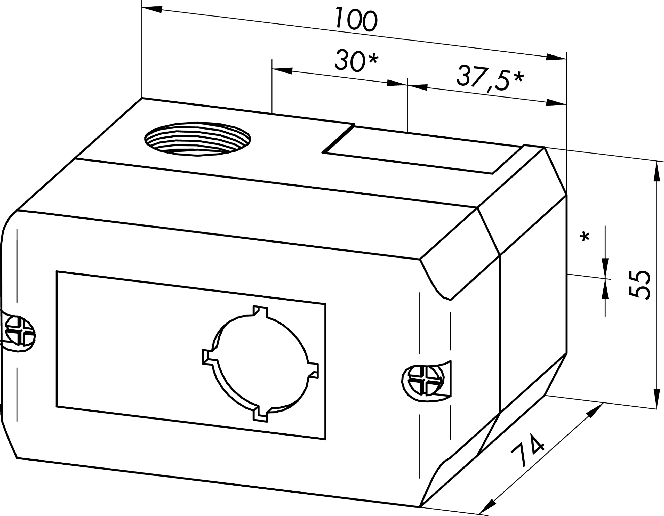 Maßskizze DIRL1V-R22