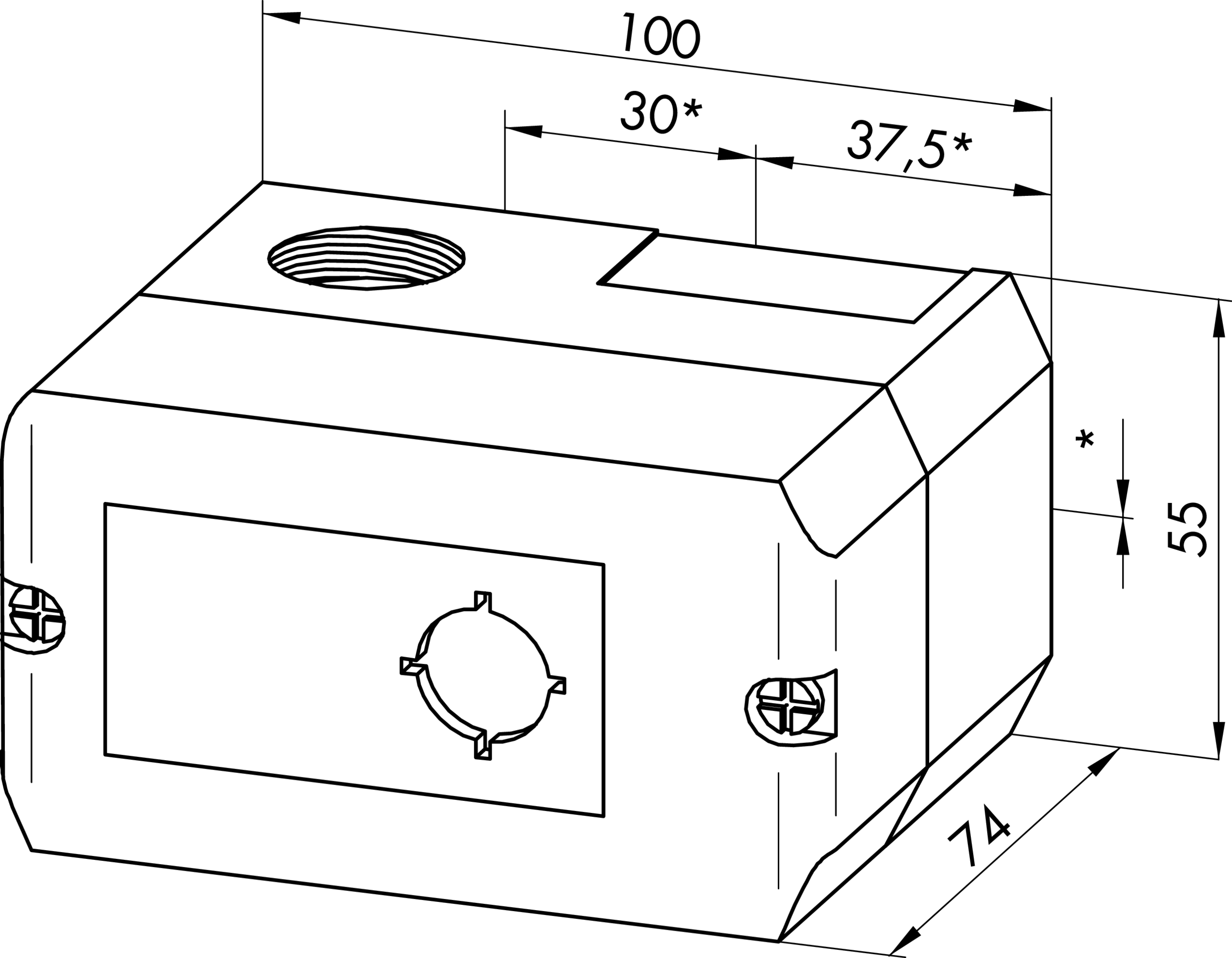 Maßskizze DIRL1V-R16