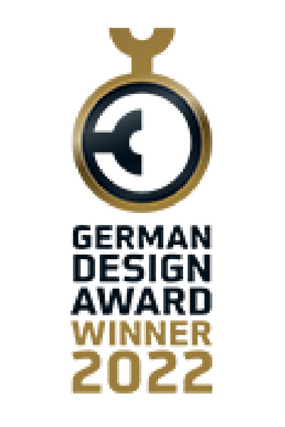 German Design Award 2022 Auf dem Bild kann man den German Design Award Winner 2022 sehen.