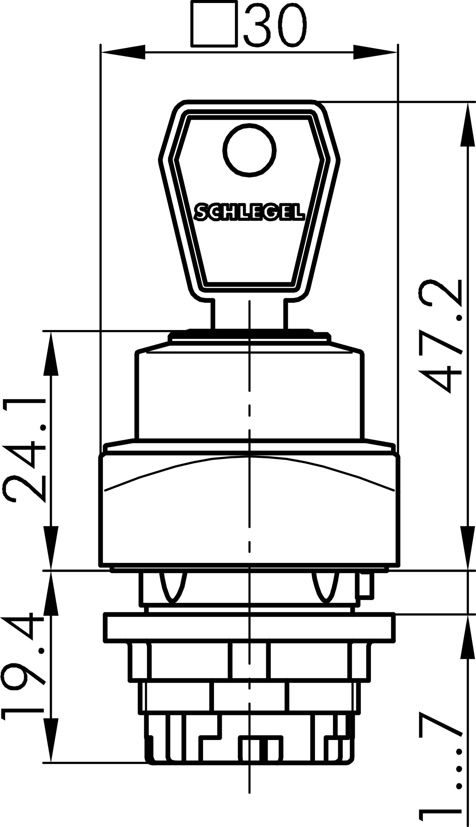 Massskizze QRSSA23E_RSW