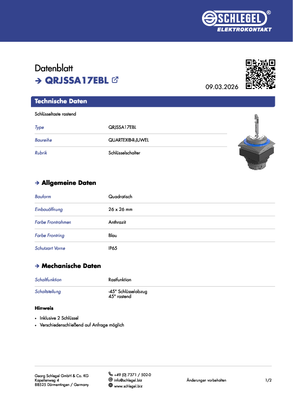 Datasheet_QRJSSA17EBL