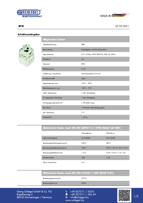 Datasheet_BFIK