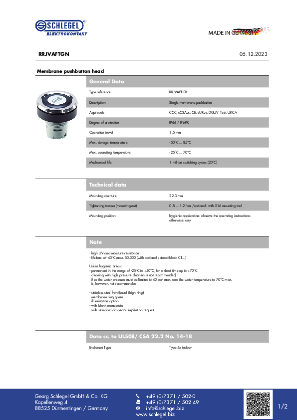 Datasheet_RRJVAFTGN
