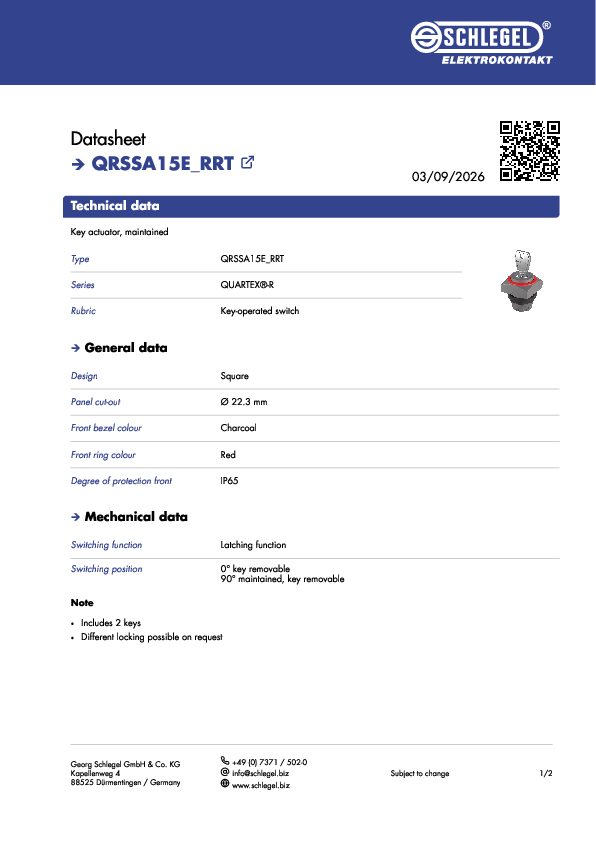 Datenblatt_QRSSA15E_RRT