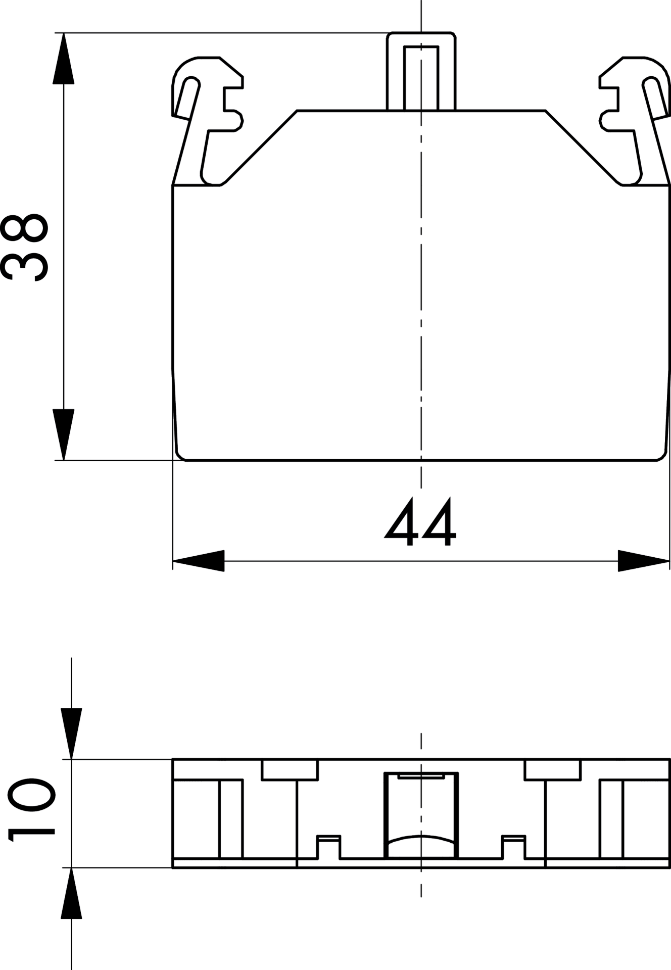 DTI | Modular contact block, momentary