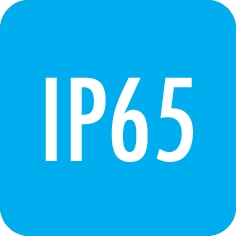 degré de protection: IP65 (à l'avant et à l'arrière)